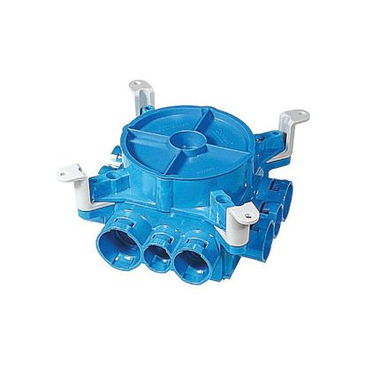 Thomas  Betts Carlon® A863-4SQF Non-Metallic Square Mud Box With 4 in Square Ring, Polycarbonate